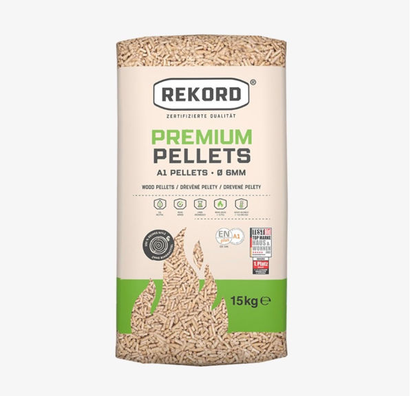 Obrazek Pellet drzewny Rekord EN PLUS A A1 6mm 15kg